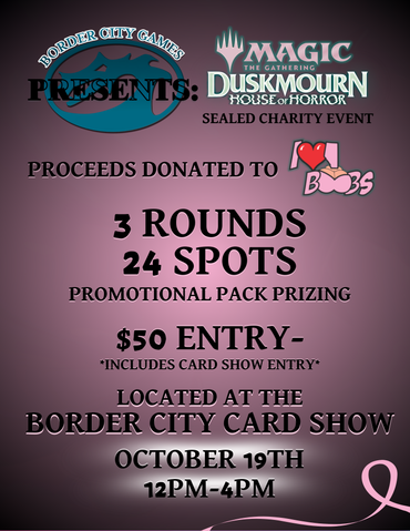 Duskmourn Sealed Charity Event ticket - Sat, Oct 19 2024