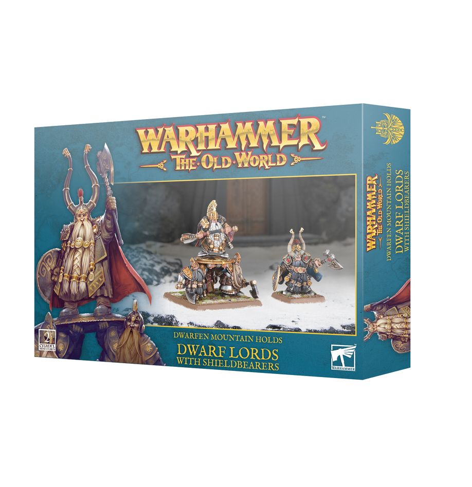 WARHAMMER: THE OLD WORLD – Dwarfen Mountain Holds - Dwarf Lords with Shieldbearers