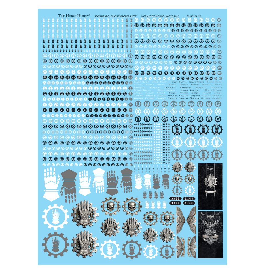 Iron Hands: Legion Transfer Sheet