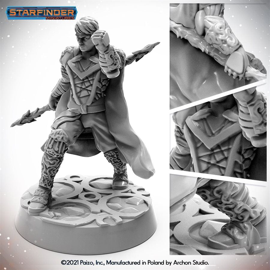 Starfinder Unpainted Miniatures: Human Solarian