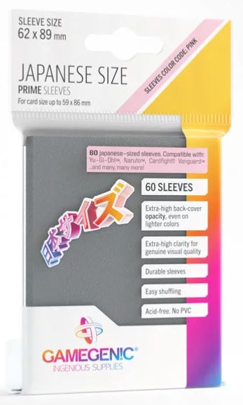 Gamegenic Sleeves:  Matte Prime Japanese (60ct)