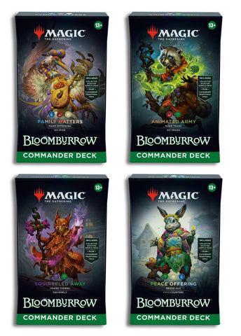 Bloomburrow - Commander Deck Case (Set of 4)[PREORDER]