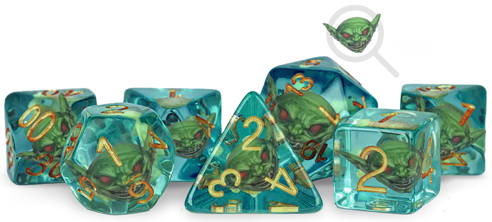 PATHFINDER DICE SET: 7pc Set: Goblin