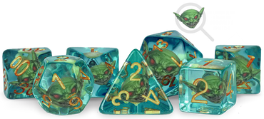 PATHFINDER DICE SET: 7pc Set: Goblin