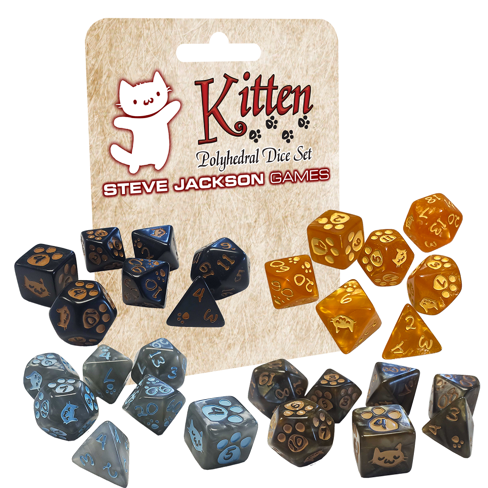 KITTEN DICE SET