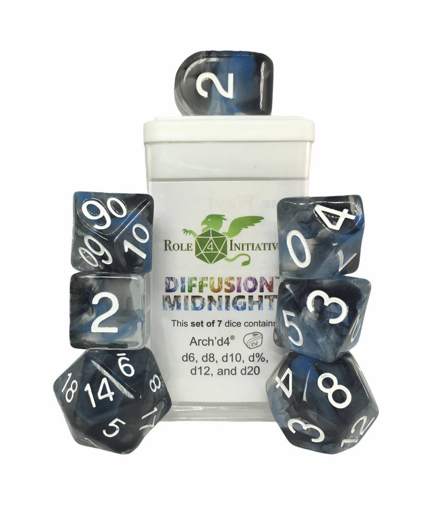 Role 4 Initiative: Set of 7 RPG Dice