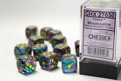 CHESSEX 16MM D6 DICE BLOCK (12 DICE) - FESTIVE