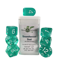 Role 4 Initiative: Set of 7 RPG Dice