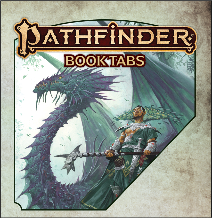 PATHFINDER BOOK TABS GM CORE