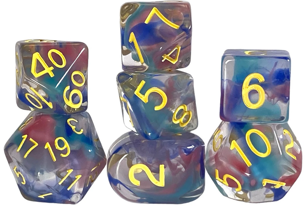 Role 4 Initiative: Set of 7 RPG Dice