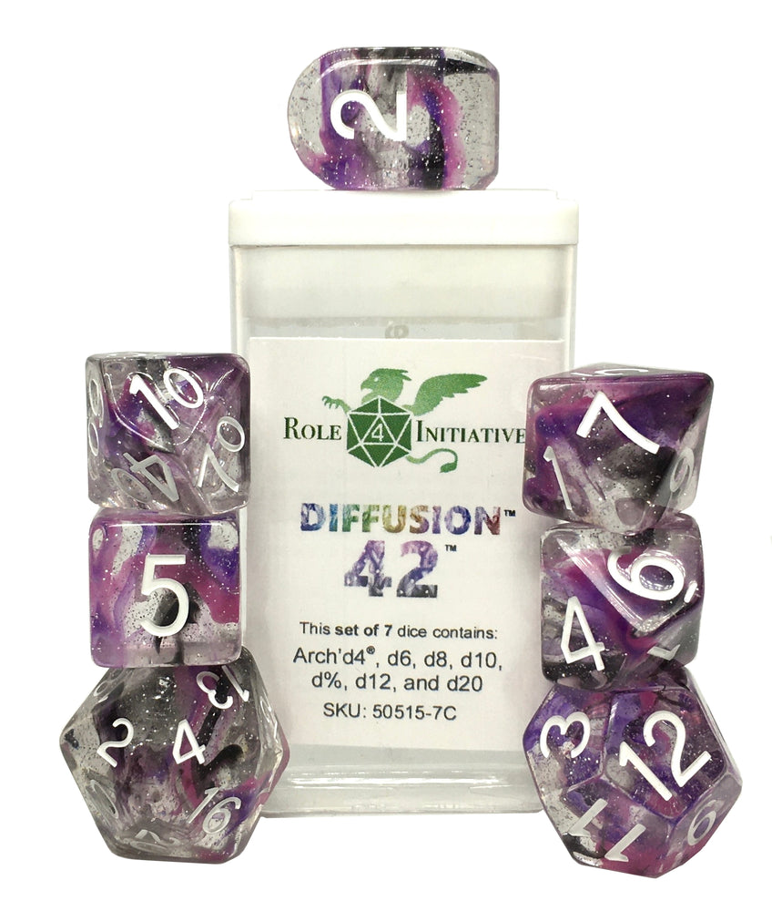 Role 4 Initiative: Set of 7 RPG Dice