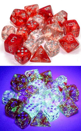 CHESSEX 16MM D6 DICE BLOCK (12 DICE) - NEBULA