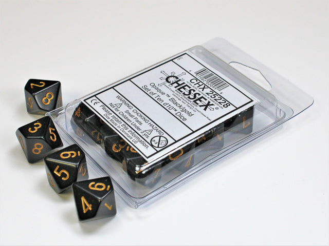 CHESSEX 10D10 *OPAQUE*