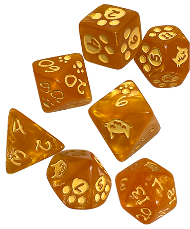 KITTEN DICE SET