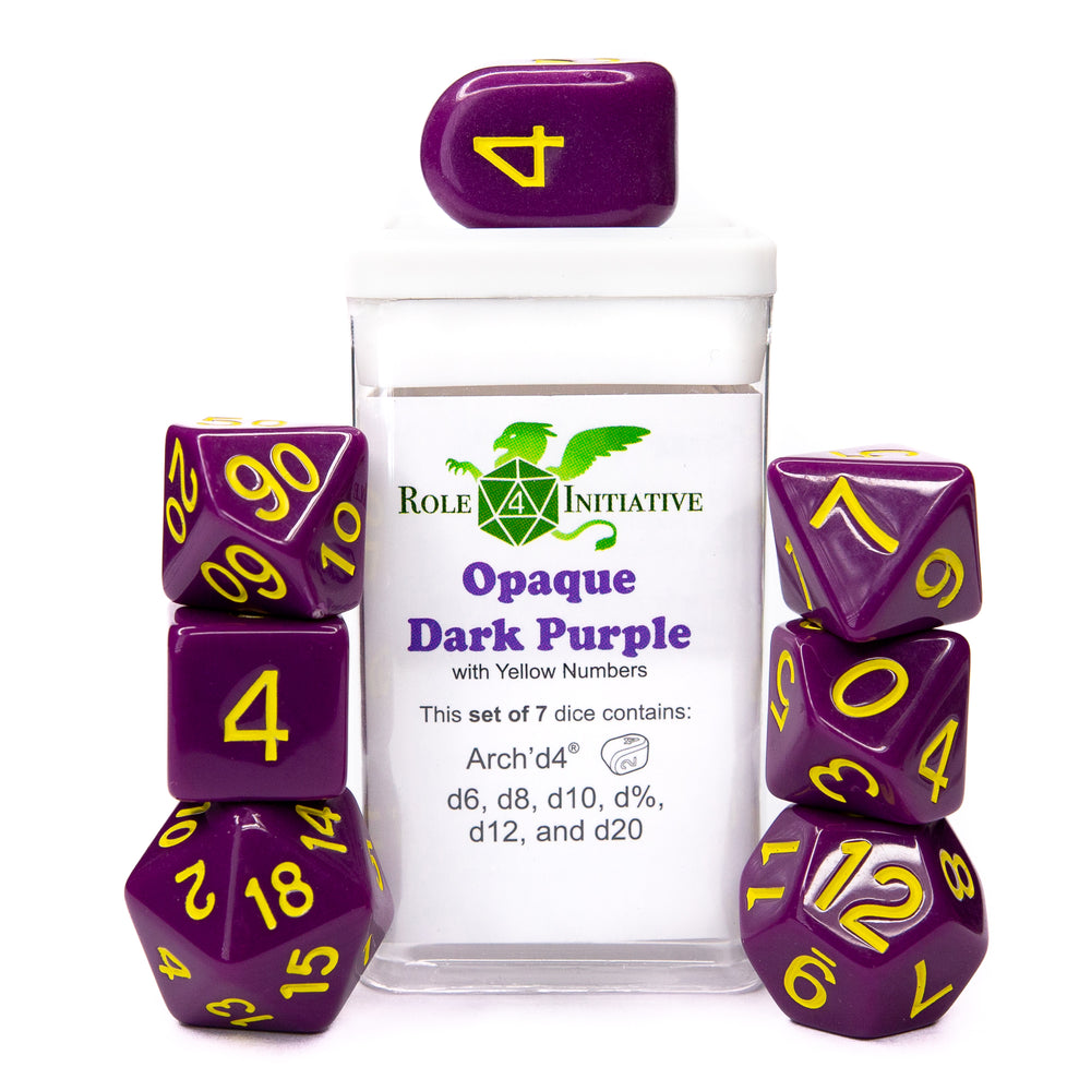 Role 4 Initiative: Set of 7 RPG Dice