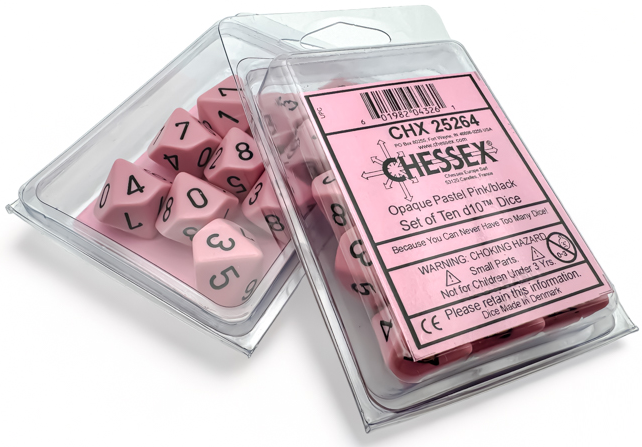 CHESSEX 10D10 *OPAQUE*