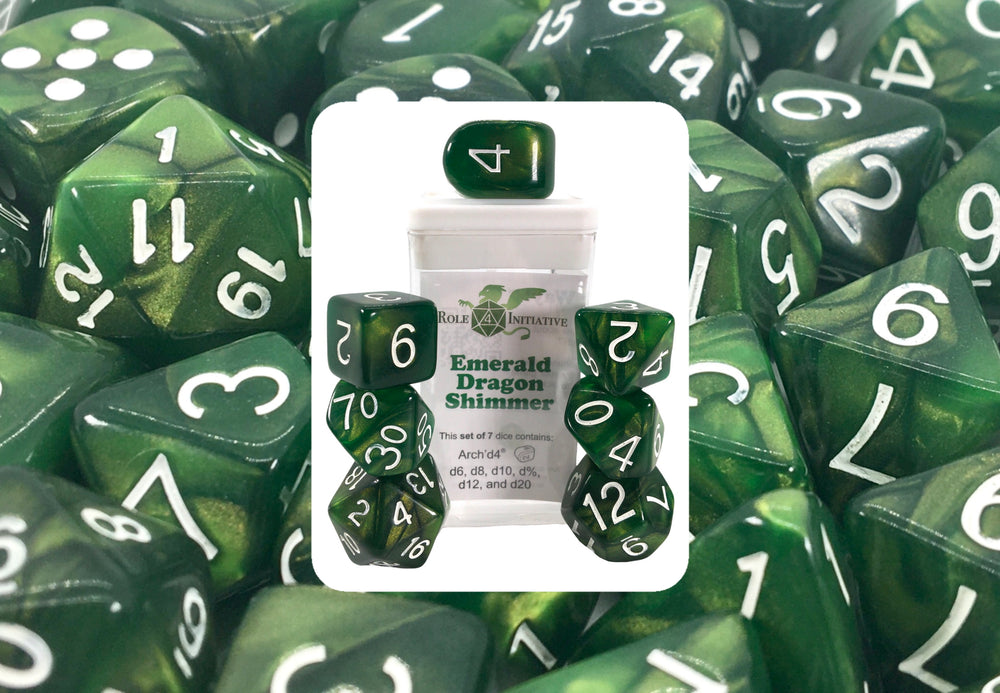 Role 4 Initiative: Set of 7 RPG Dice