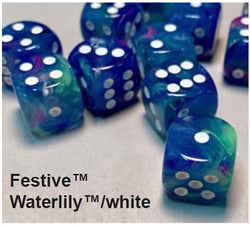 CHESSEX 16MM D6 DICE BLOCK (12 DICE) - FESTIVE