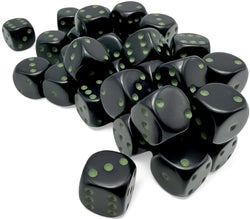 Chessex 12mm D6 Dice Block (36 Dice) *Opaque*