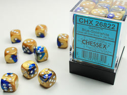 Chessex 12mm D6 Dice Block (36 Dice) *Gemini*