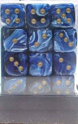 Chessex 12mm D6 Dice Block (36 Dice) *Vortex*