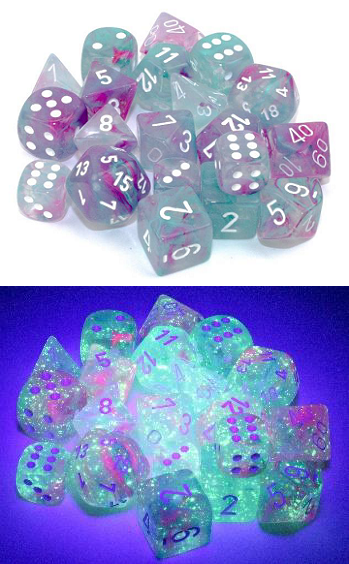 Chessex 12mm D6 Dice Block (36 Dice) *Nebula*