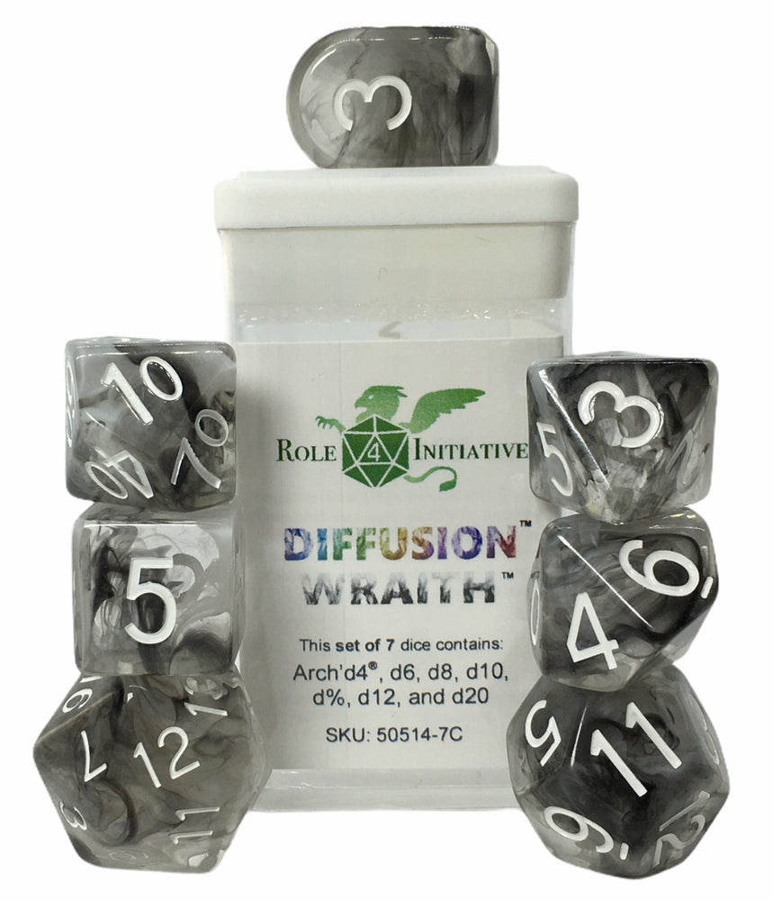 Role 4 Initiative: Set of 7 RPG Dice