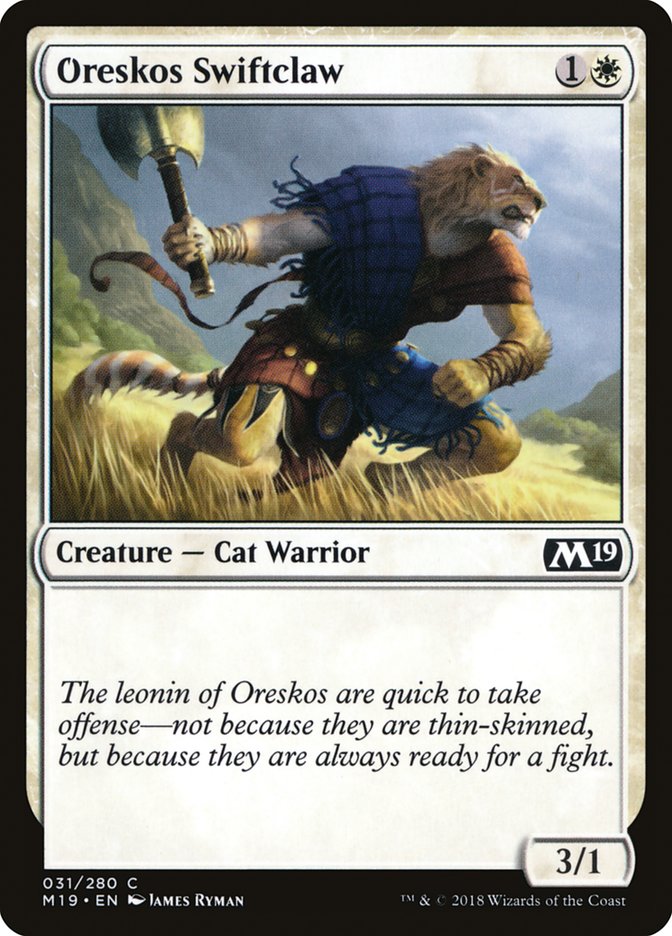 Oreskos Swiftclaw [Core Set 2019]