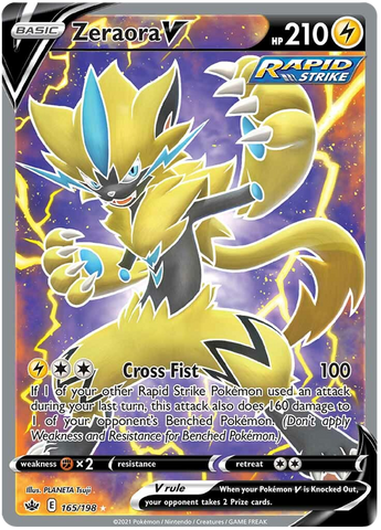 Zeraora V (165/198) [Sword & Shield: Chilling Reign]