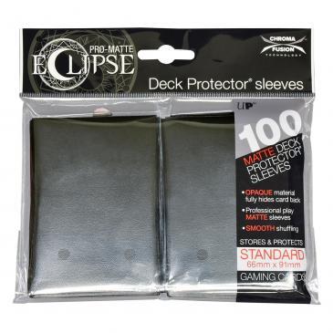 PRO-Matte Eclipse Jet Black Standard Deck Protector sleeve 100ct