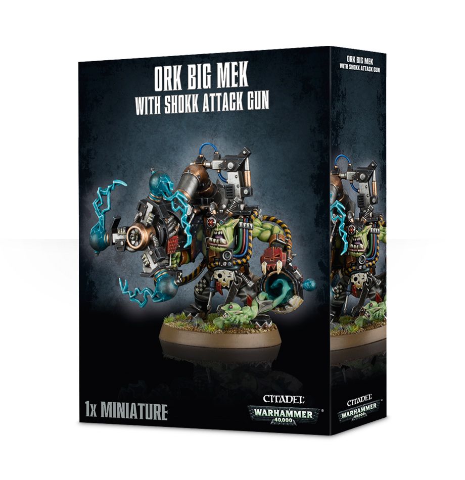 Orks: Ork Big Mek with Shokk Attack Gun