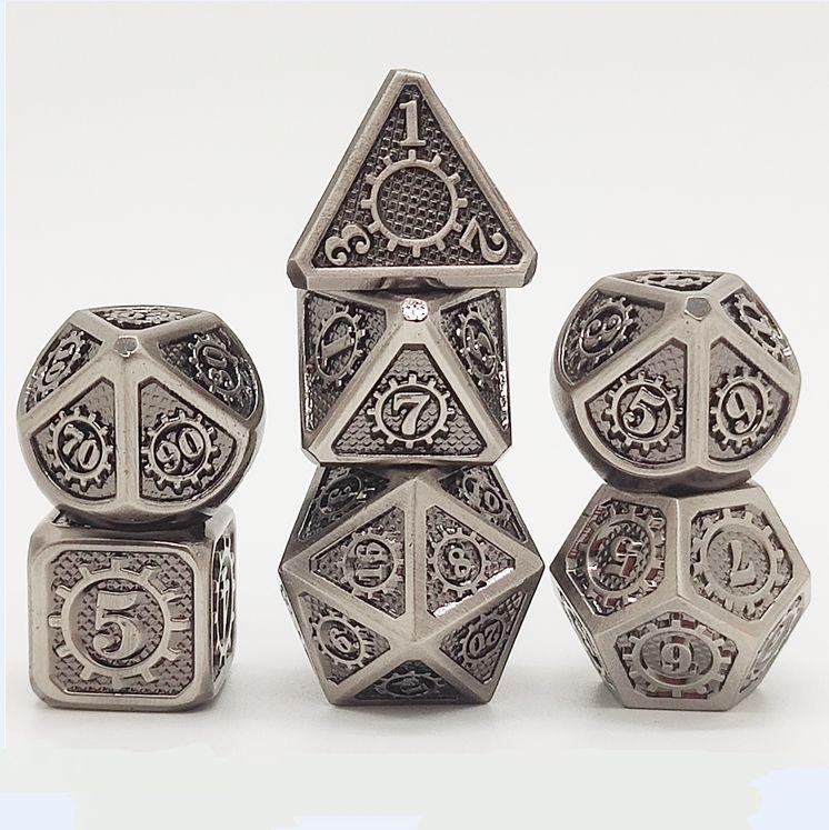 Solid Metal Gear Roleplaying Dice