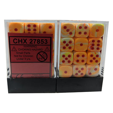 Chessex 12mm D6 Dice Block (36 Dice) *Festive*