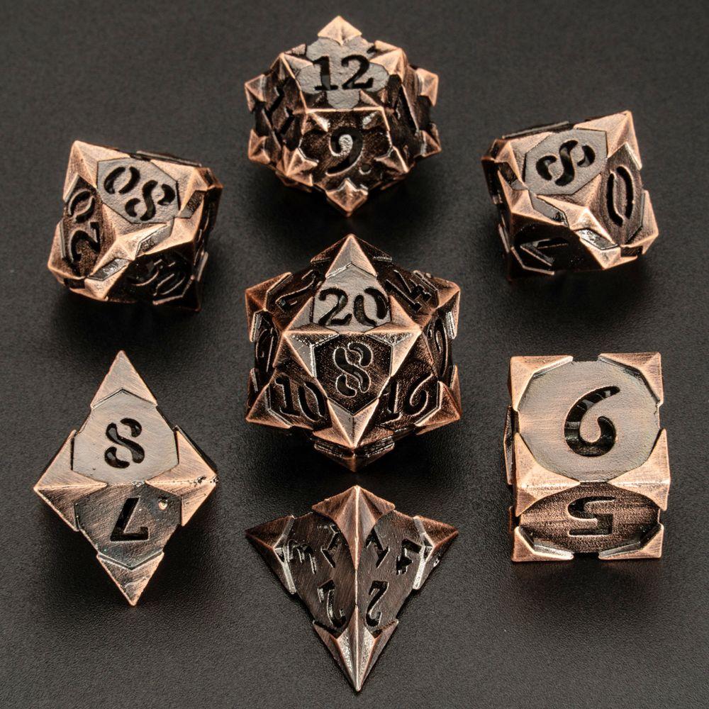 Morning Star Hollow Roleplaying Dice - Ancient Copper