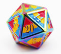 Pansexual Pride Metal Dice Set