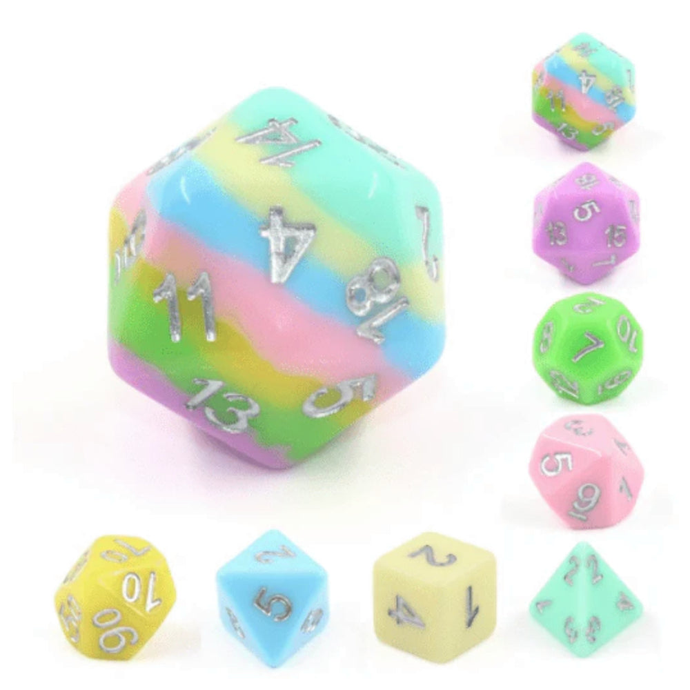 Harmony 8 Piece RPG Dice Set