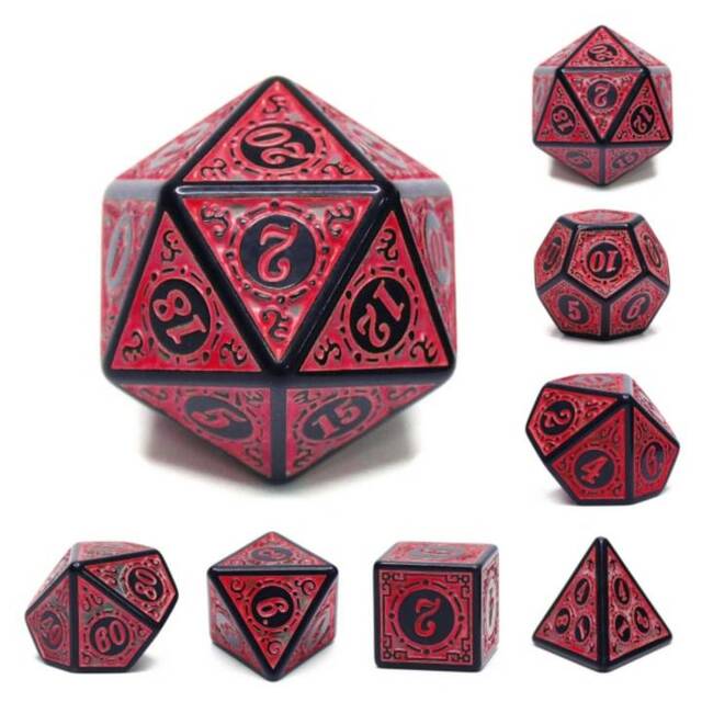 Magic Flame RPG Dice Set