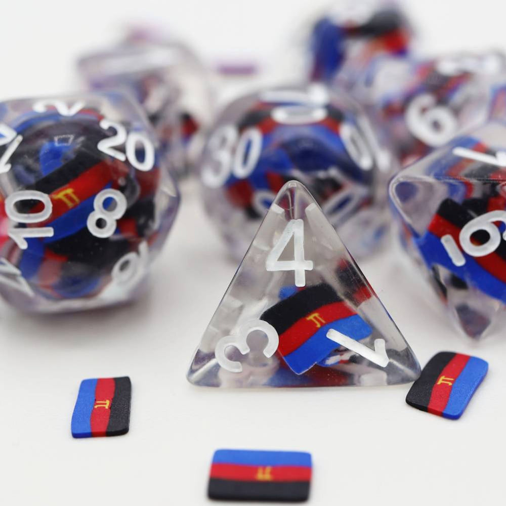 Poly Flag RPG Dice Set