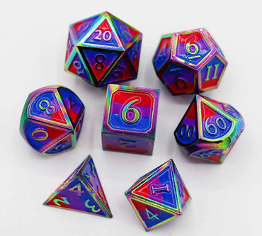 Bisexual Pride Metal Dice Set