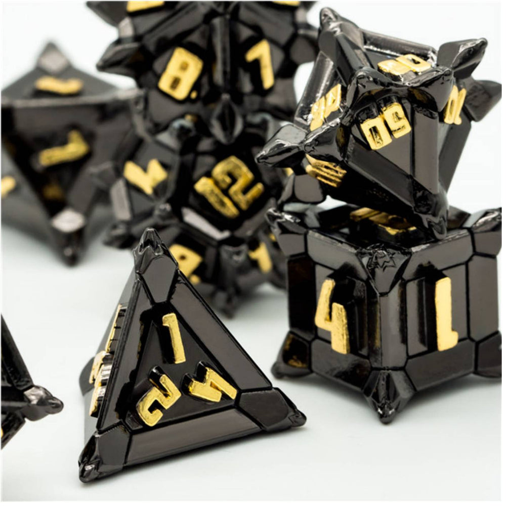 Medieval Flail RPG Metal Dice Set