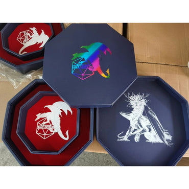 Royal Dragon Prism Dice Tray with Lid