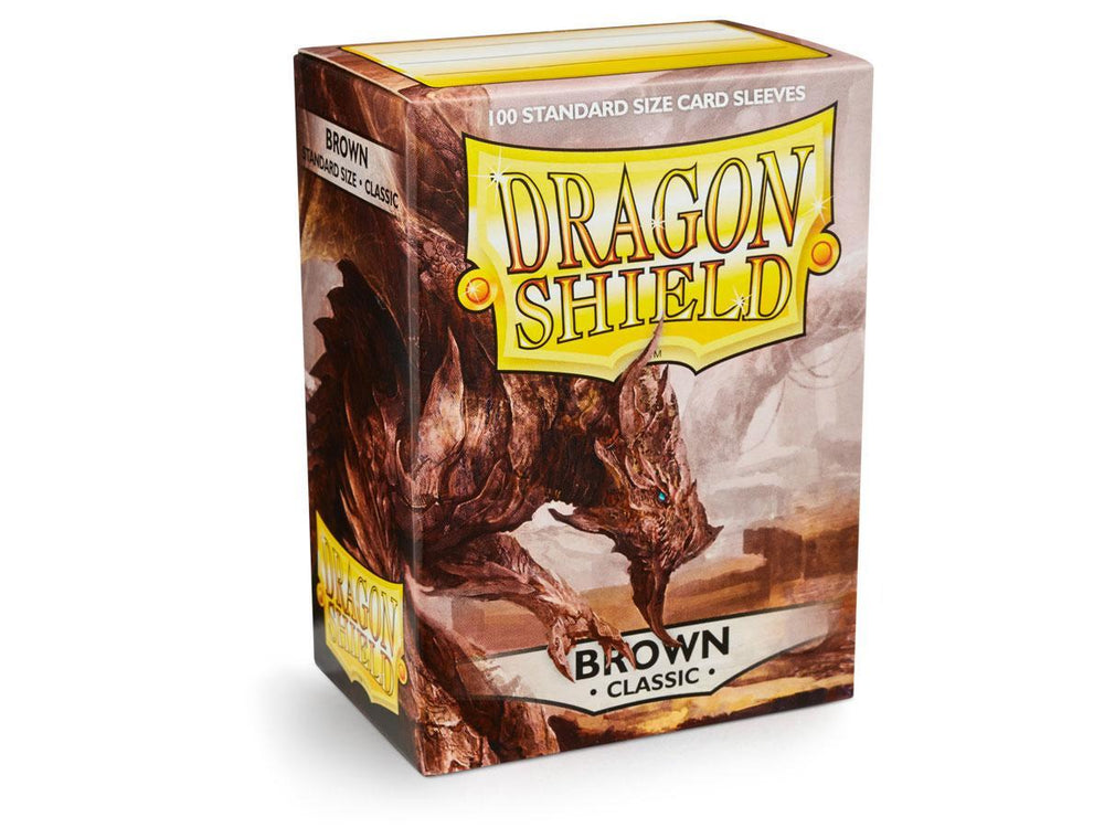 Dragon Shield Classic Sleeve - Brown ‘Brakish’ 100ct