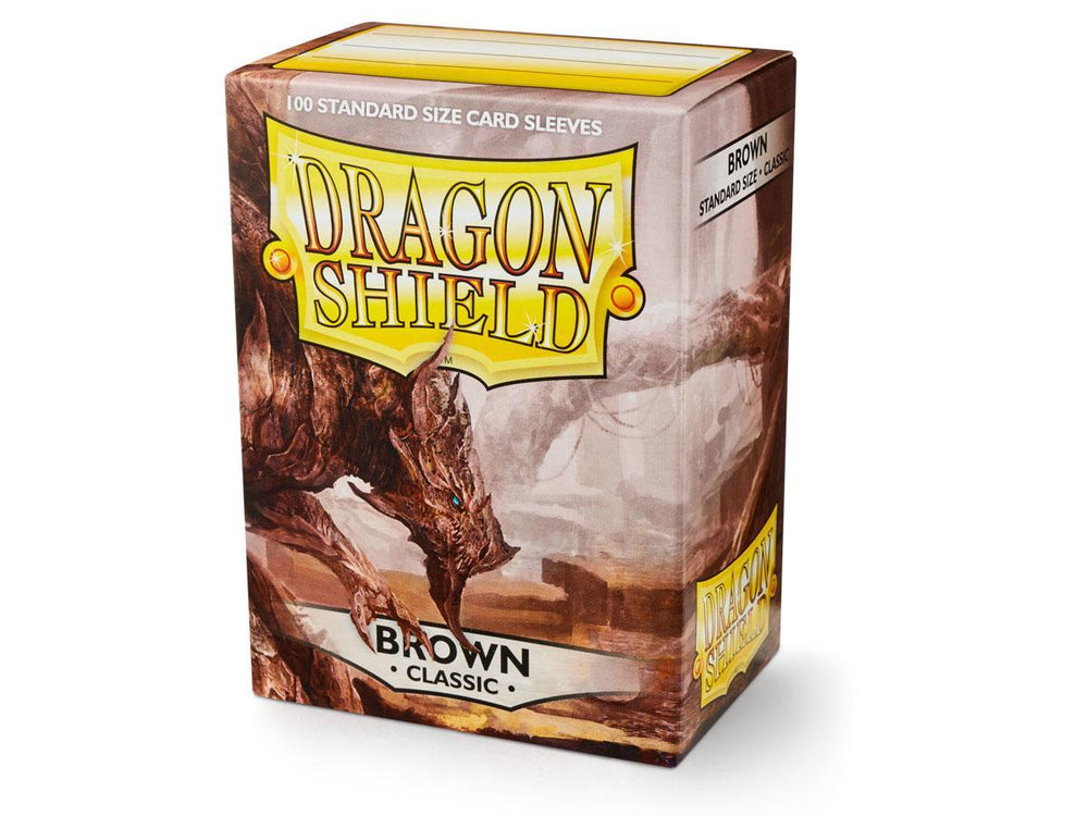 Dragon Shield Classic Sleeve - Brown ‘Brakish’ 100ct