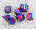 Bisexual Pride Metal Dice Set