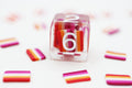 Lesbian Flag RPG Dice Set