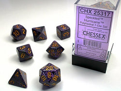 CHESSEX 7-DIE SET *SPECKLED*