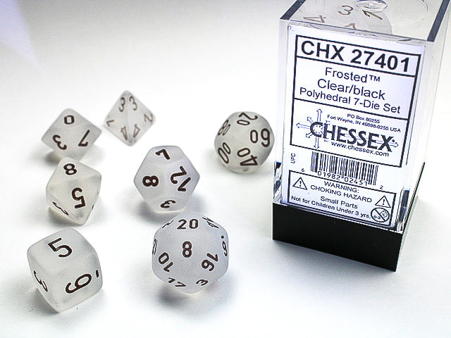 CHESSEX 7-DIE SET *FROSTED*