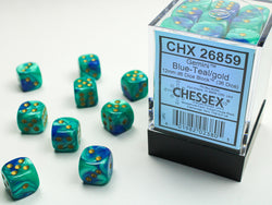 Chessex 12mm D6 Dice Block (36 Dice) *Gemini*