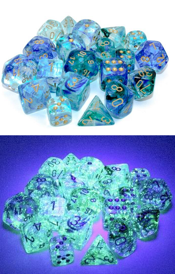 Chessex 12mm D6 Dice Block (36 Dice) *Nebula*