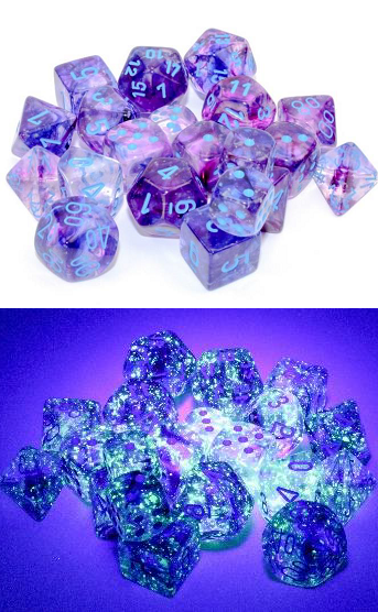 Chessex 12mm D6 Dice Block (36 Dice) *Nebula*